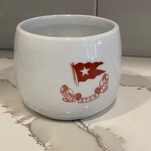 RMS Titanic White Star Line Mug Bright White Artifact Collection
